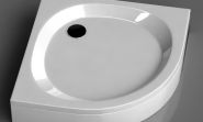 VISPOOL RS-90 (R550) Dušas paliktnis 900x900x165 balts 