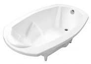 SPN BT-510 1760 Vanna SEA SHELL Gliemežnīca 176x105  ar regulējamām kājām 