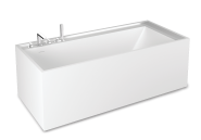 PAA INFINITY 1800 SilkStone vanna ar sānu paneļiem 180x80 