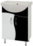 SANSERVIS SL-56XB skapis ar izlietni 54x80x30.1 melns 48733 