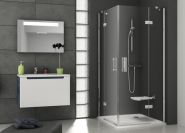 RAVAK SMSRV4 SmartLine Dušas kabīne 90 hroms/stikls Transparent 1SV77A00Z1