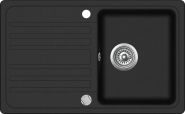 AQUASANITA NOTUS Virtuves izlietne 76.5x46 SQ101AW 601 black metallic
