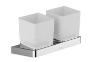 RAVAK 10° TD 220.00 turētājs ar divām stikla glāzēm X07P322 