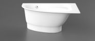 AKCIJA! VISPOOL TREVI L 150 Vanna 1500x950x610 ar sifonu 