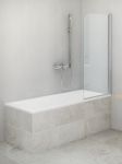 Roth Roltechnik TV1 700 vannas siena sudrabs/stikls 706-7000000-01-02 