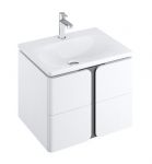 RAVAK SD BALANCE 600 izlietnes skapītis 60x50x46.5 balts/balts X000001366 no ekspozīcijas 