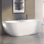 RAVAK vanna FREEDOM W 166x80  ar melnu pārplūdi un sifona vāciņu XC00100033 
