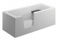 VOVO Vanna ar pārplūdi, durtiņām un izņemamu sēdvietu 150x75 00484 