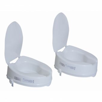 Kid-Man Paaugstinājums tualetes sēdeklim 10 cm ar vāku  02-7060L4 