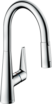 HANSGROHE Talis M51 virtuves izlietnes jaucējkrāns 200 ar izvelkamu dušu HG72813000 