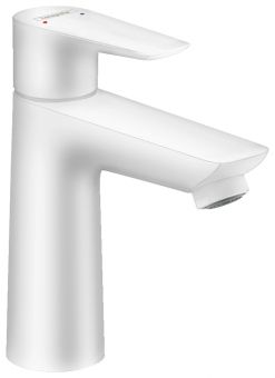 HANSGROHE Talis E 110 jaucējkrāns ar PopUp matēts balts HG71710700 