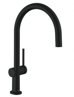 HANSGROHE Talis M54  220 1jet virtuves jaucējkrāns melns HG72804670 