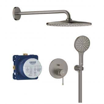 GROHE Essence RS Mono 310 iebūvējama dušas maisītāja komplekts brushed hard graphite 25287AL0 