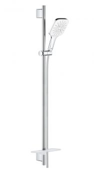 GROHE RAINSHOWER SmartActive 130 Cube dušas komplekts balts/hroms 26587LS0 