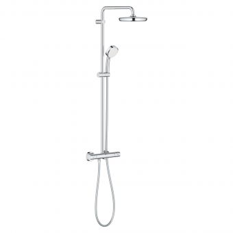 GROHE TEMPESTA COSMOPOLITAN 210 dušas sistēma ar termostatu, rokas duša Tempesta Cosmopolitan 100 27922001 