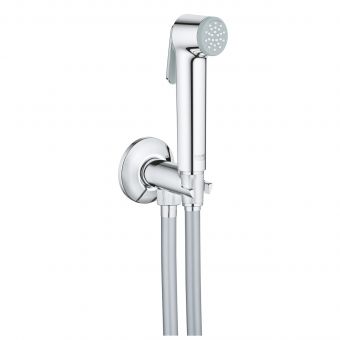 GROHE TRIGGER Spray 30l bidetta ar noslēdzošo ventili un izvadu no sienas 1250mm 26358000 