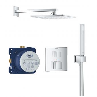 GROHE Grohtherm Cube Rainshower Allure 230 iebūvējamais dušas termostata komplekts 34741000 
