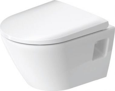 DURAVIT D-Neo Rimless Compact Rimless sienas pods ar QR/Soft Close vāku 45870900A1 