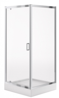 CERSANIT ARTECO PIVOT dušas kabīne 90x90 ar paliktni TAKO 