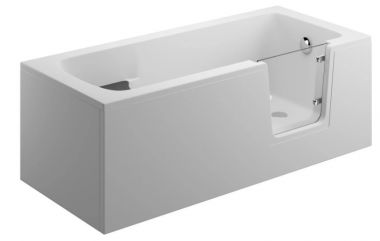 Polimat AVO Vanna ar pārplūdi, durtiņām un izņemamu sēdvietu 170x75 00877 