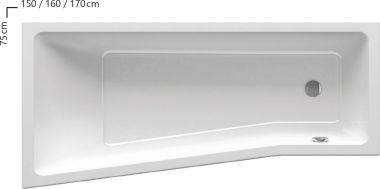RAVAK vanna BeHappy II 150x75 R C991000000 