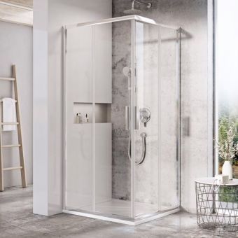RAVAK BLSRV2-90 BLIX SLIM dušas kabīne Spīdīgs Transparent X1LM70C00Z1 