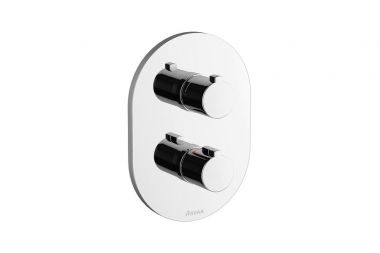 RAVAK Chrome CR064.00 Termostatiskais zemapmetuma dušas maisītājs bez slēdža X070095 