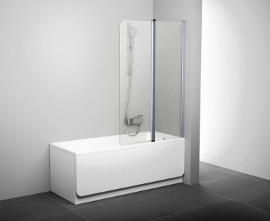 RAVAK CVS2 Vannas siena 100 L(kreisā) spīdīga/stikls Transparent 7QLA0C00Z1