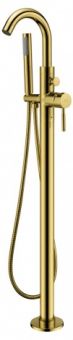 BLUE WATER DENVER uz grīdas brīvi stāvošs vannas jaucējkrāns GOLD DEN-BWP.090G 