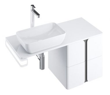 RAVAK BALANCE 1200 galda virsma 120x1.6x46.5 balta X000001372 