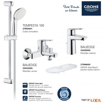 GROHE BauEdge jaucējkrānu komplekts 118389 