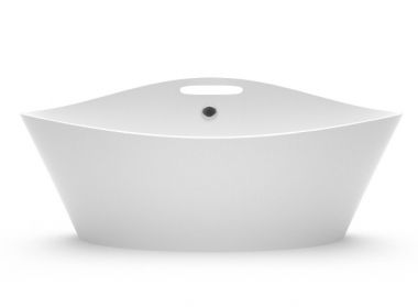 AURA IRIS 2 vanna 1810x780 ar pop-up sifonu balta bez pārplūdes 