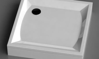 VISPOOL K-90 Dušas paliktnis 890x890x175 balts 