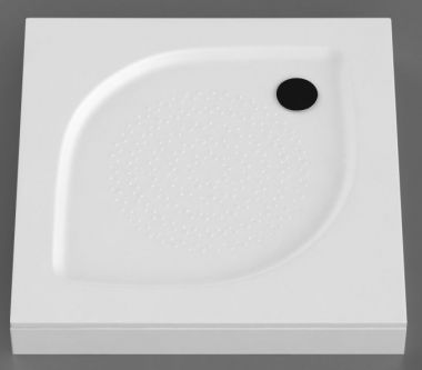 VISPOOL KK-100 Dušas paliktnis ar kājām un L-veida paneli 