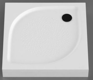 VISPOOL KK-90 Dušas paliktnis ar kājām un L-veida paneli 