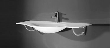 VISPOOL L-1300 izlietne 1285x522X150 balta 