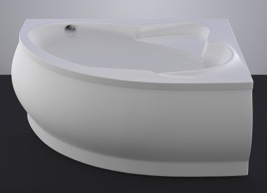 AKCIJA! VISPOOL LAGO 153 Vanna 1530x1060x616 ar sifonu 