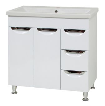 SANSERVIS LAURA 80 skapis ar izlietni 80x76.5x43 48712 