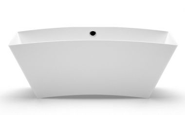 AURA ONDINA 2 vanna 1690x800 ar pop-up sifonu balta ar pārplūdi 