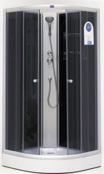AKCIJA! AQUALINE OW-MS07 BLACK dušas kabīne 90x90 L01MS07BK 