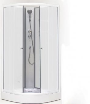 AKCIJA! AQUALINE OW-MS07 WHITE dušas kabīne 90x90 L01MS07WH 