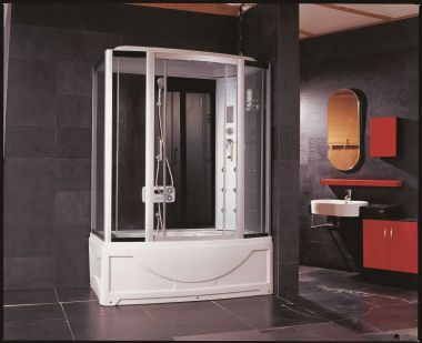 AQUALINE OW-Z15 dušas kabīne ar masāžu 150x90 L01Z15R 
