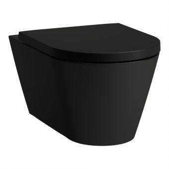 LAUFEN KARTELL Rimless NEW sienas pods matēts melns H8203377160001 bez vāka 