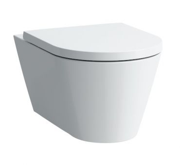 LAUFEN KARTELL Rimless sienas pods ar QR Soft Close vāku H8203370000001+H8913330000001 