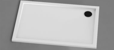 VISPOOL QZ-120 Dušas paliktnis 1200x900x30 balts 