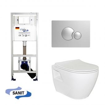 SANIT OBT iebūvējams rāmis ar Turavit Rondo podu ar SC vāku 