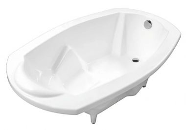 SPN BT-510 1760 Vanna SEA SHELL Gliemežnīca 176x105  ar regulējamām kājām 