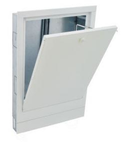 Iebūvējams kolektora skapis 450/587-687/110-165mm 4-5c. 