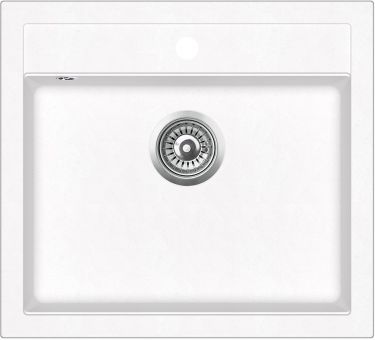 AQUASANITA QUADRO Virtuves izlietne 56.5x51 SQQ100W 710 alba