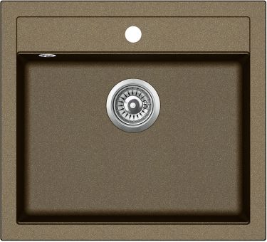 AQUASANITA QUADRO Virtuves izlietne 56.5x51 SQQ100W 